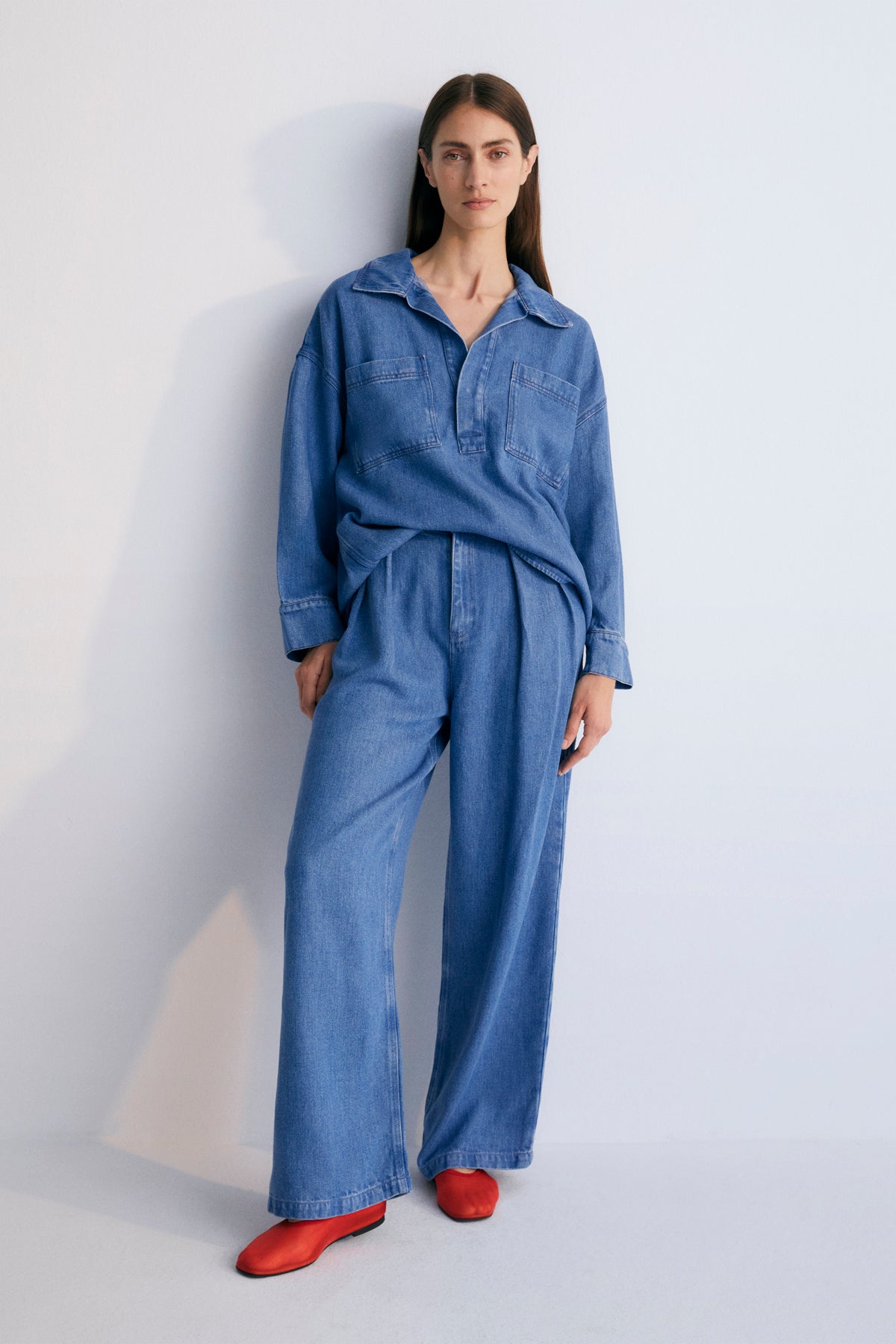 Ophelia Shirt - Powder Blue