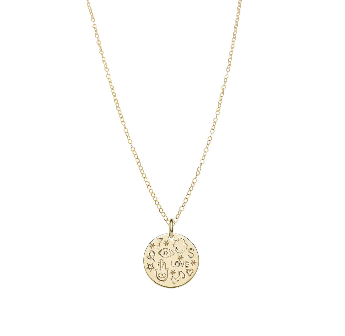 Love & Luck Necklace Gold