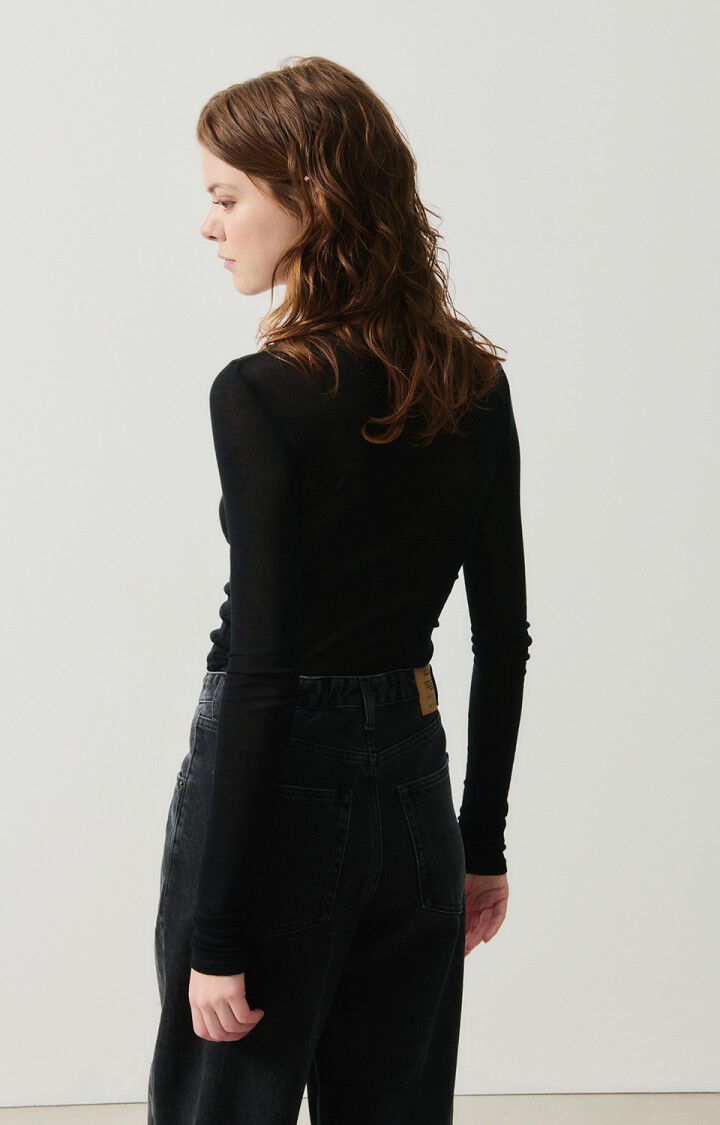 Womens T-shirt Massachusetts - Black