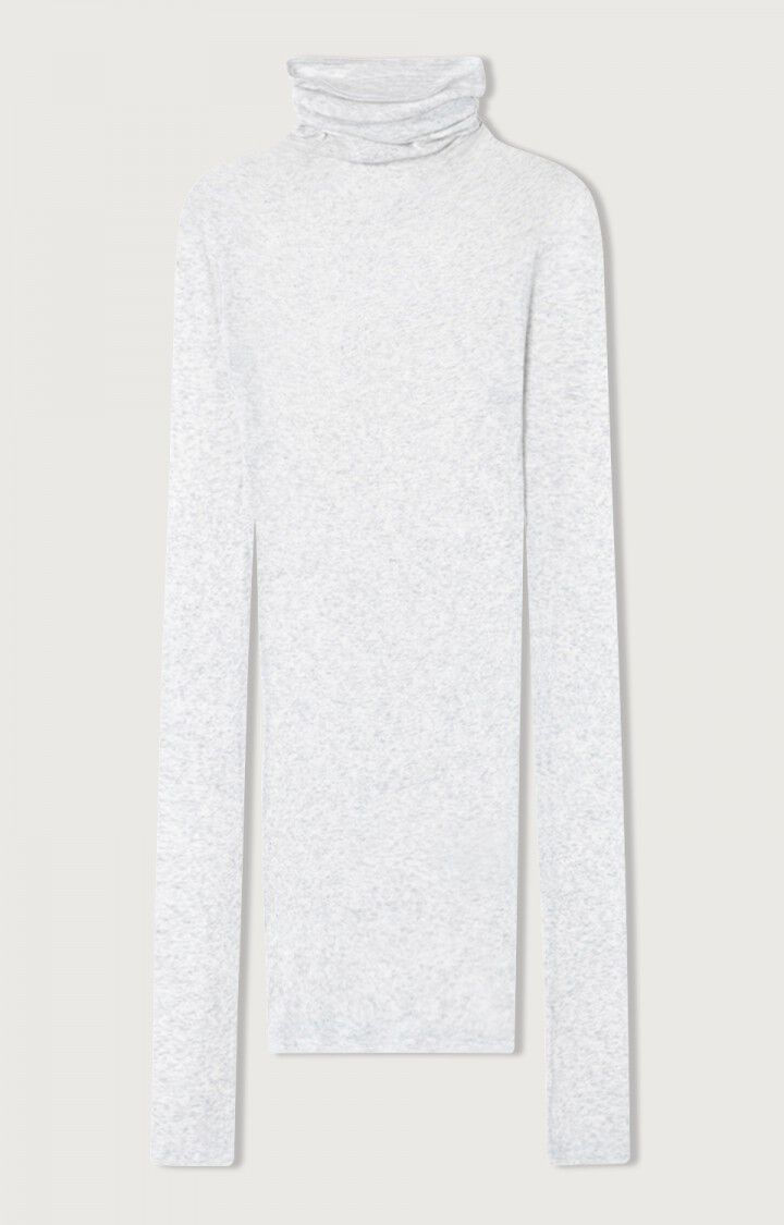 Women's t-shirt Massachusetts Turtle Neck MAS08 - Heather Grey
