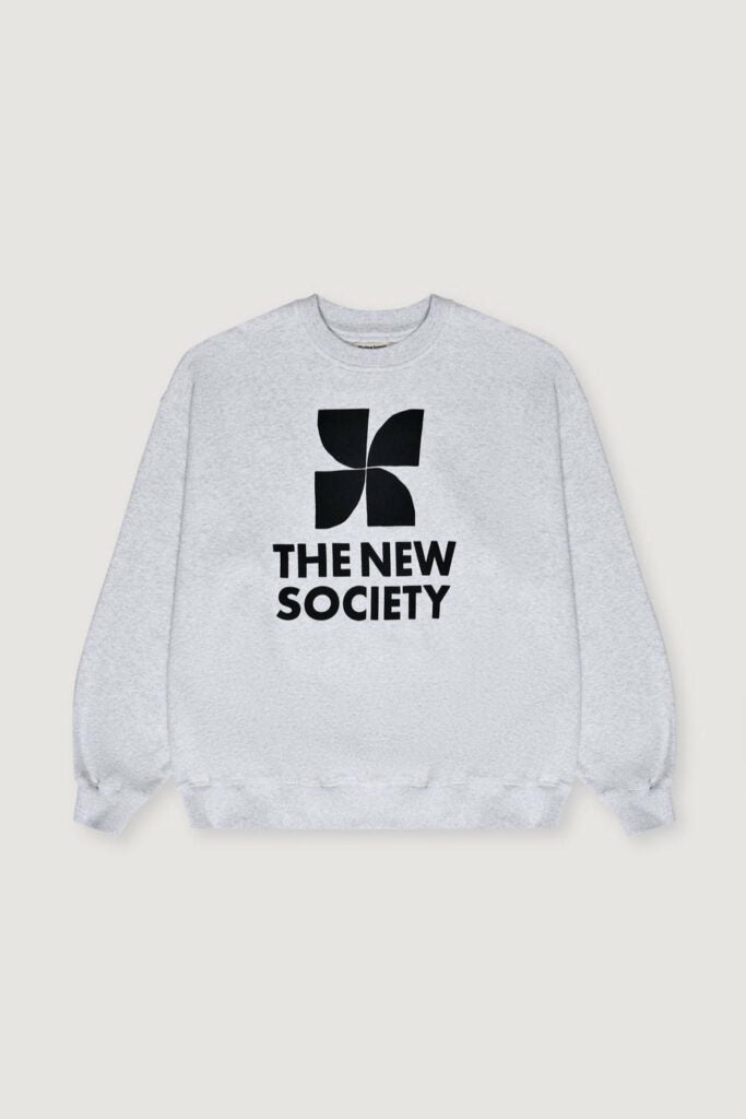Mykonos Womans Sweatshirt - Navy Logo