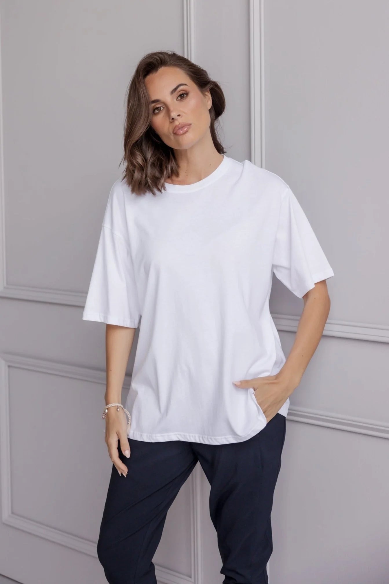 Nix Crew Neck T-SHirt - White
