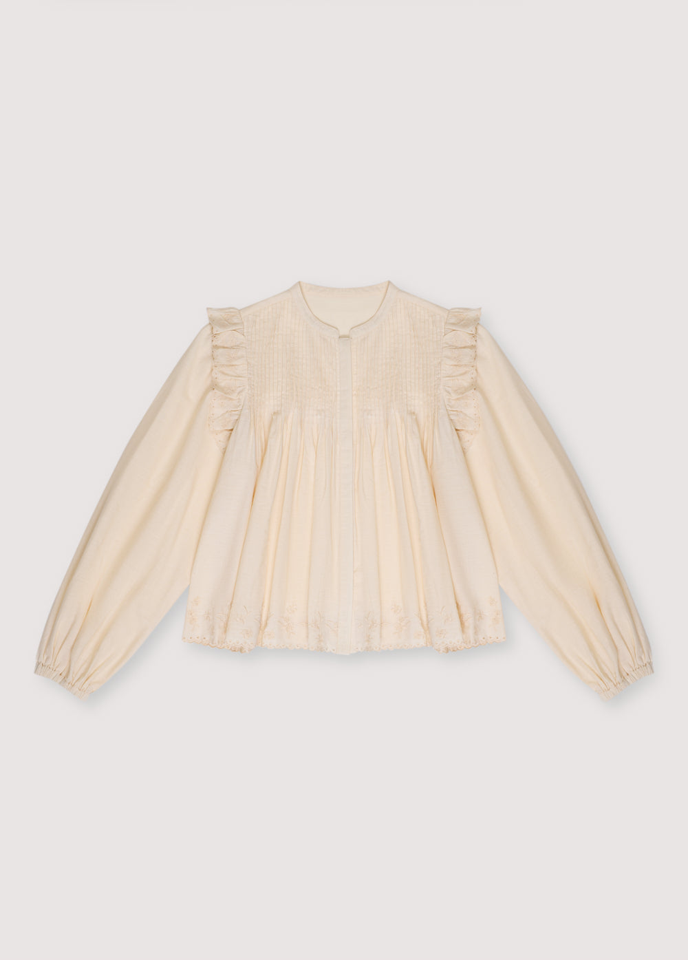 Preveza Blouse - Macadamia