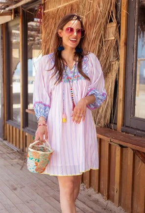 Stripes Dress Sleeves