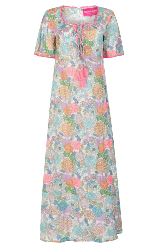 Green Rosa Flower Dress