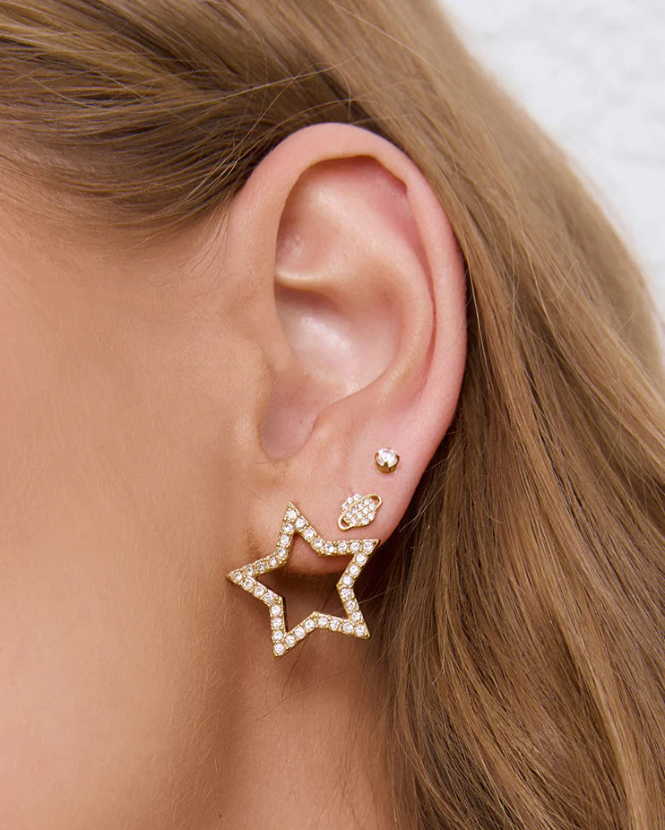 Saturn Stud Earrings