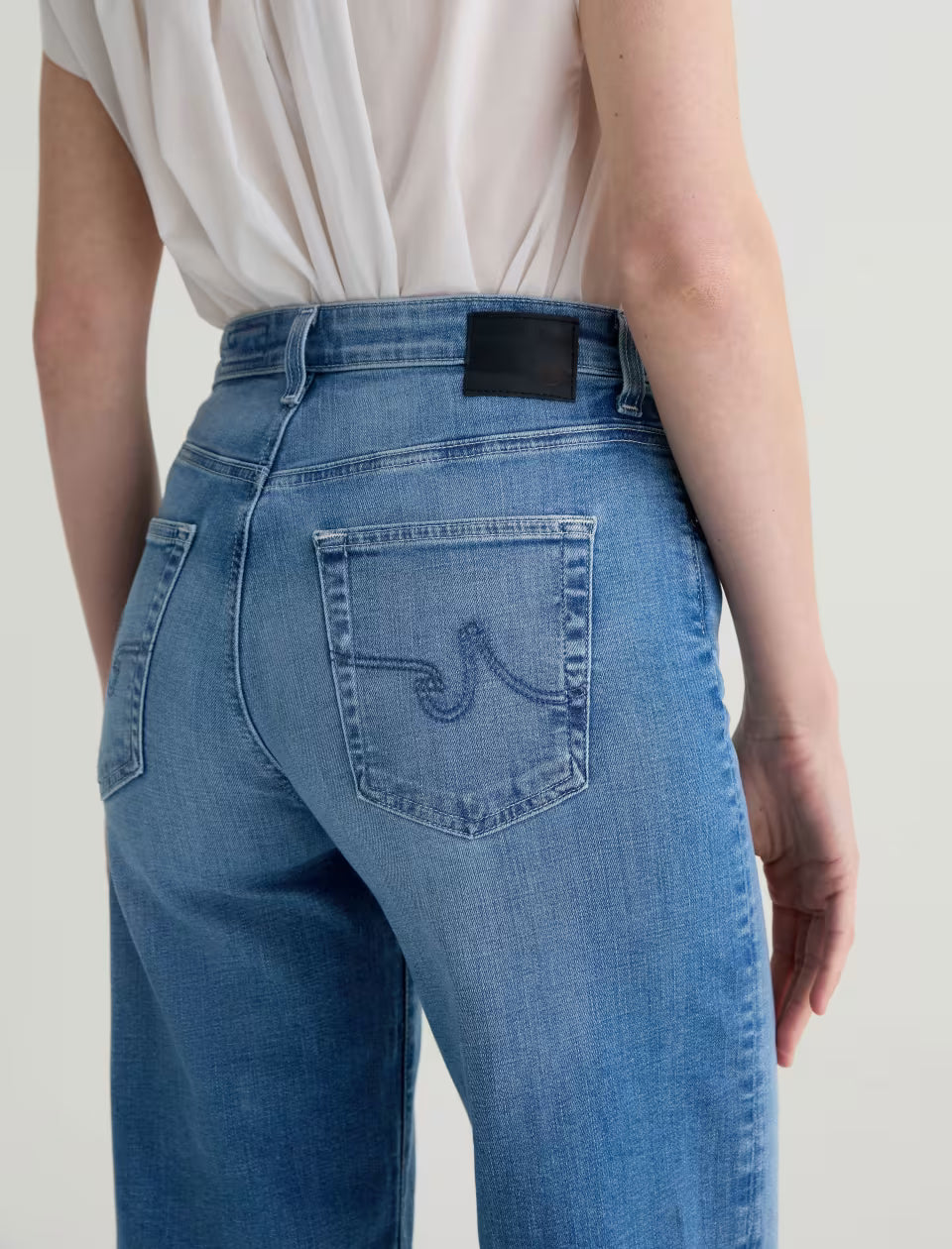 Saige Wide Leg Crop - Oceanic