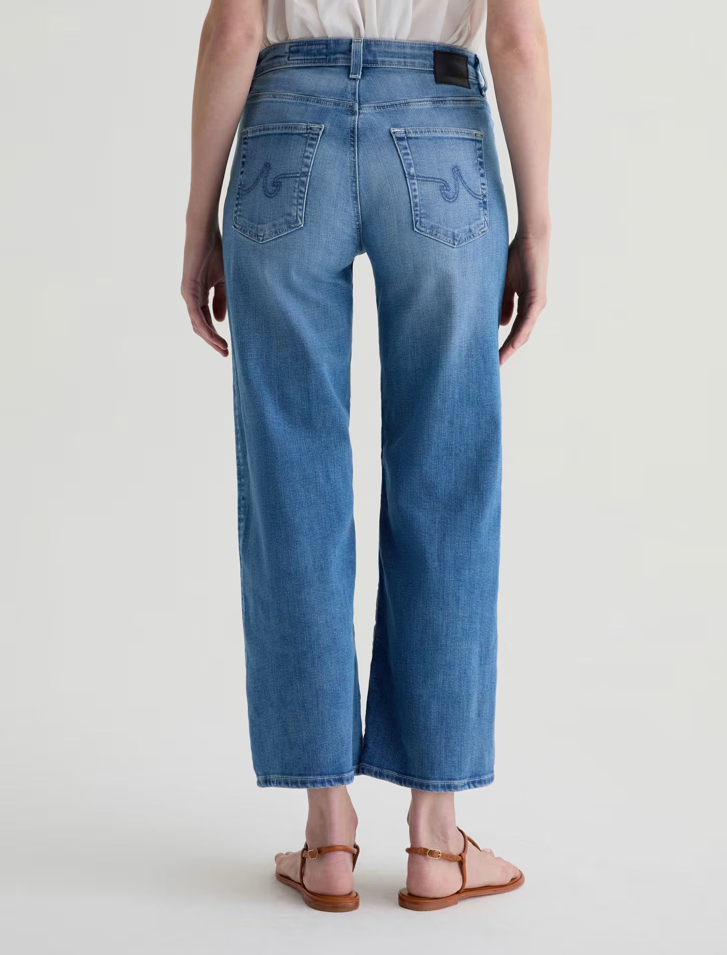 Saige Wide Leg Crop - Oceanic