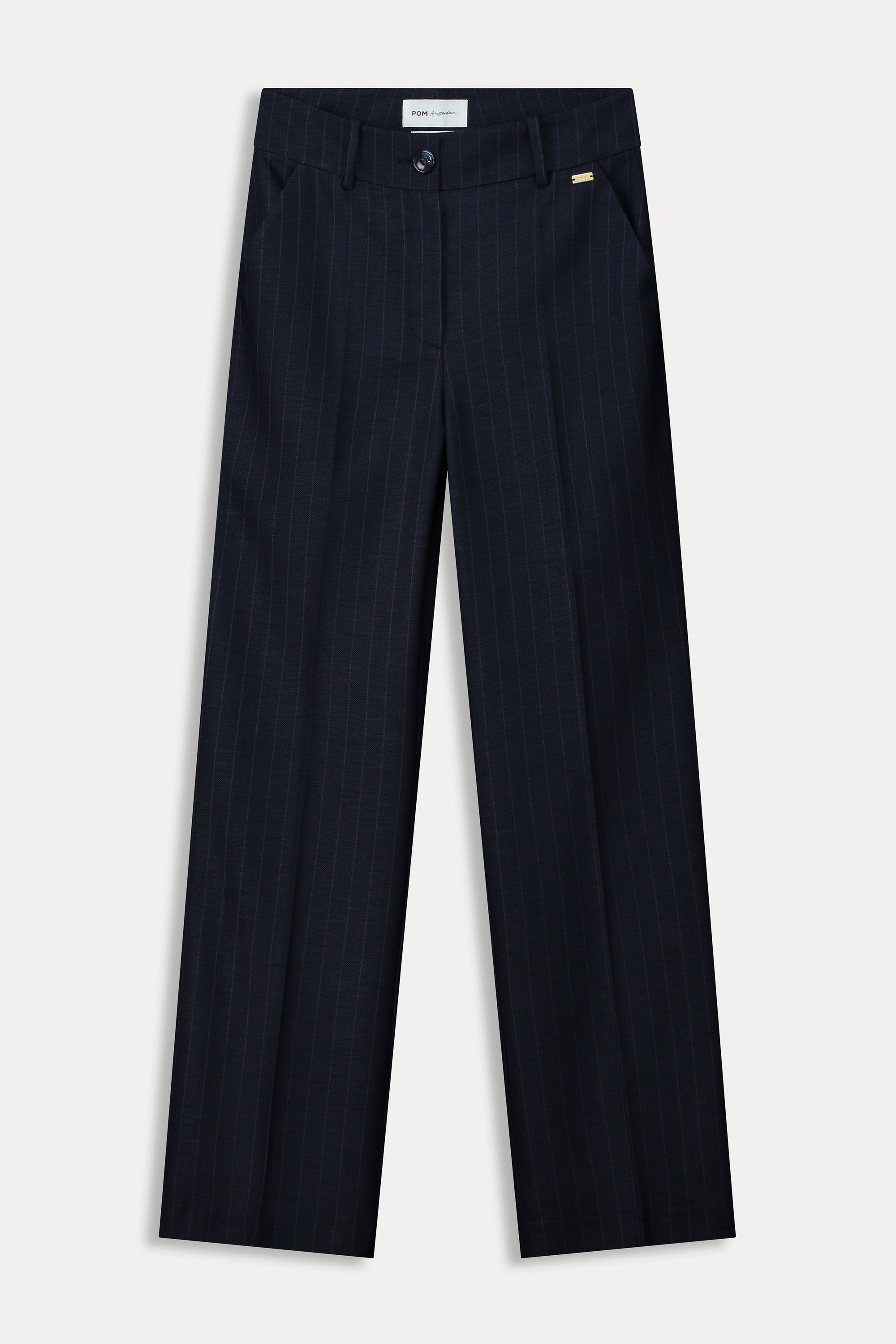 Blue Trousers - Striped Midnight