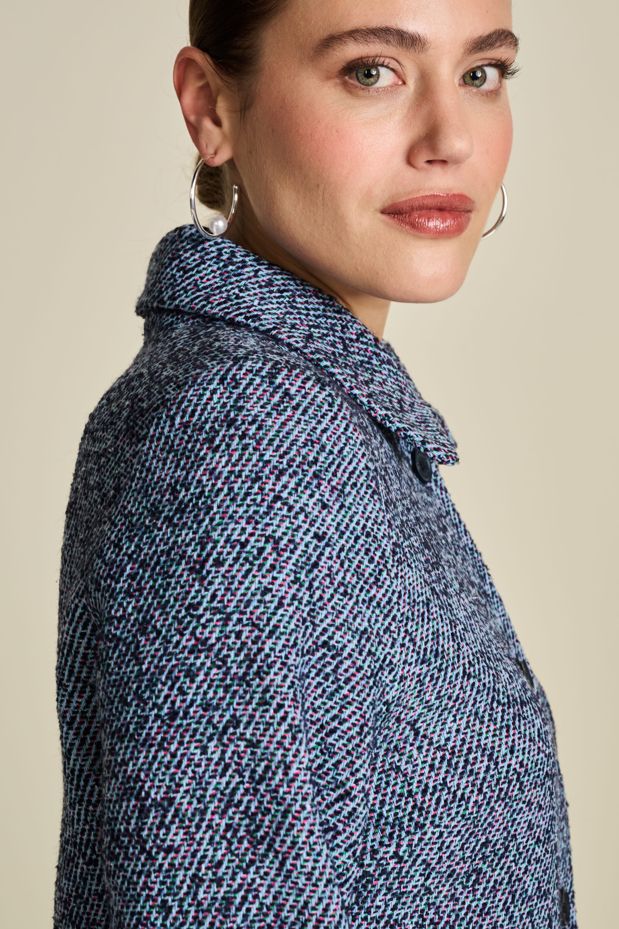 Jacket - Tweed Blue
