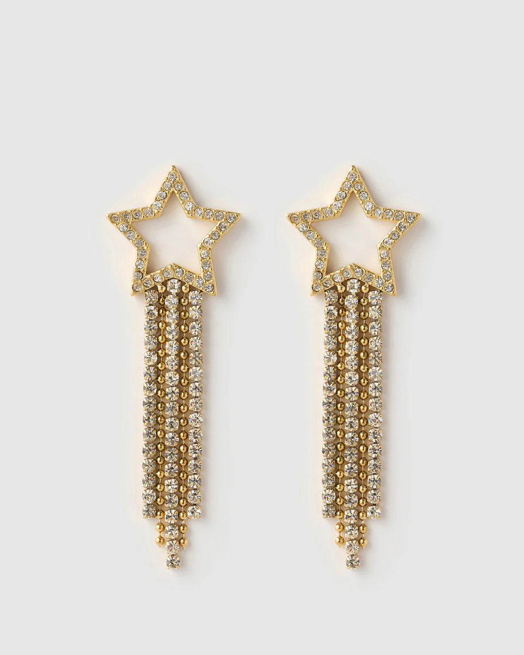 Starbust Gold Earrings