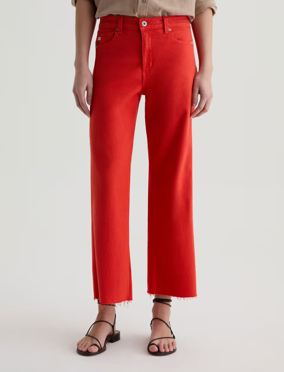 Saige Wide Leg Crop - Tabasco
