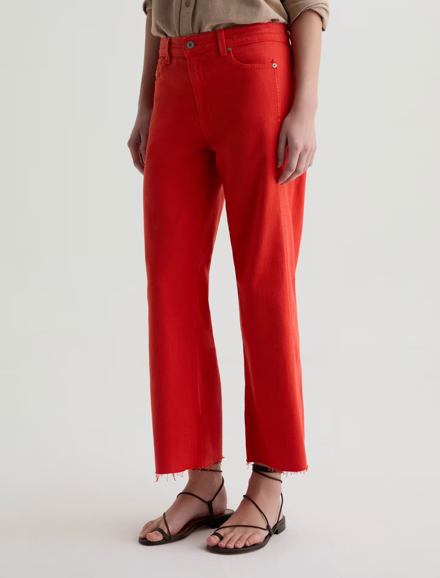 Saige Wide Leg Crop - Tabasco