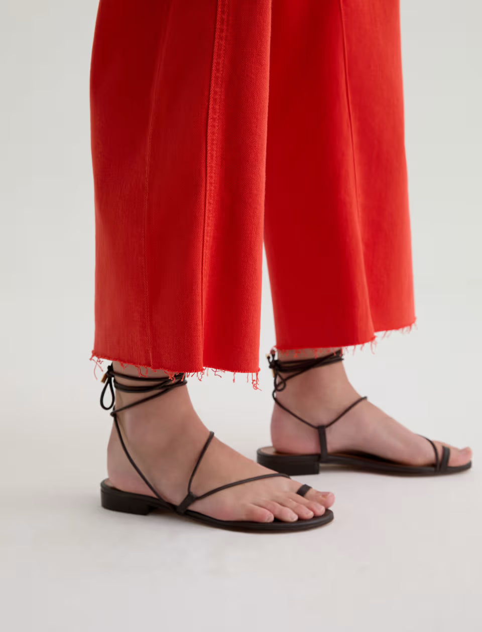 Saige Wide Leg Crop - Tabasco