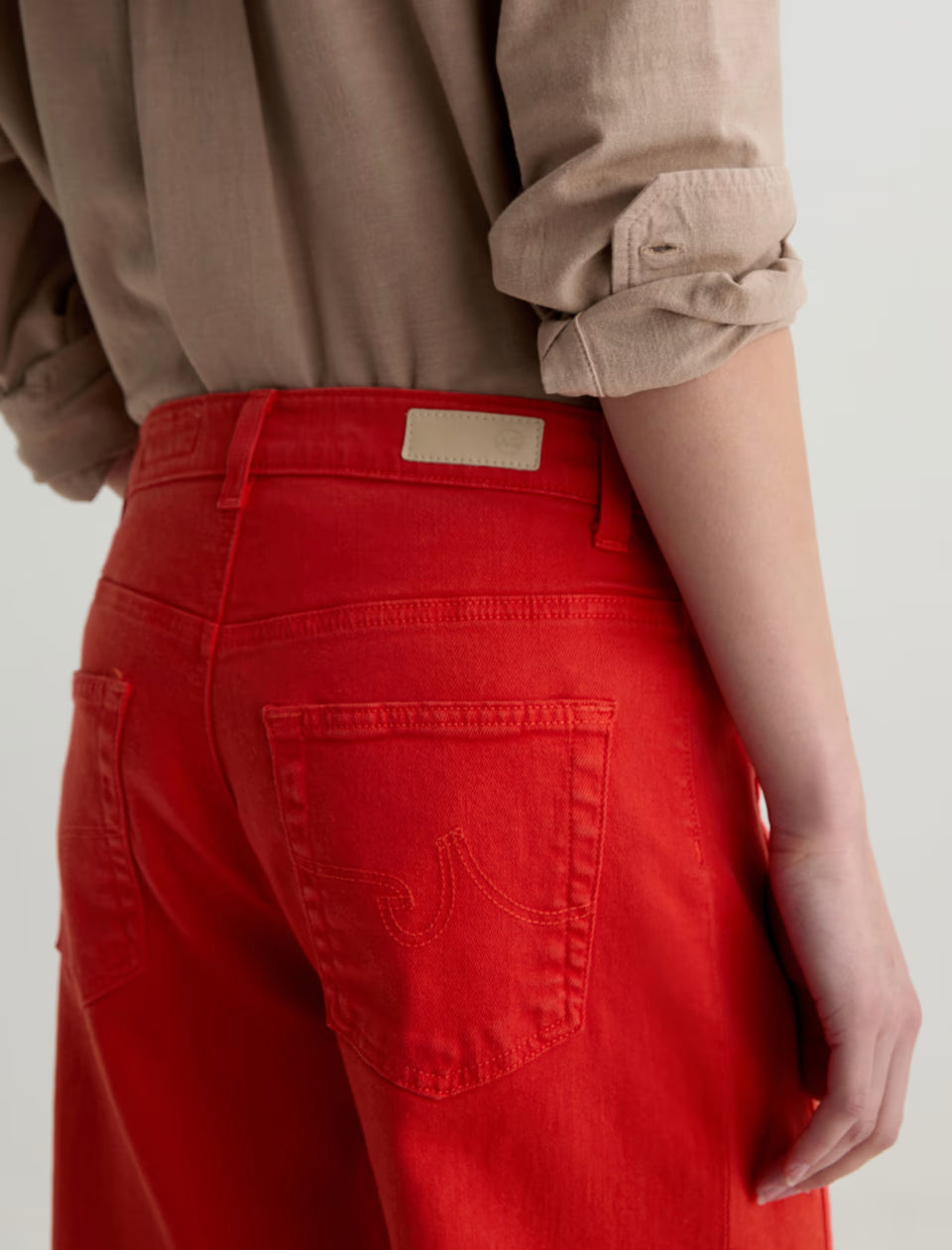 Saige Wide Leg Crop - Tabasco