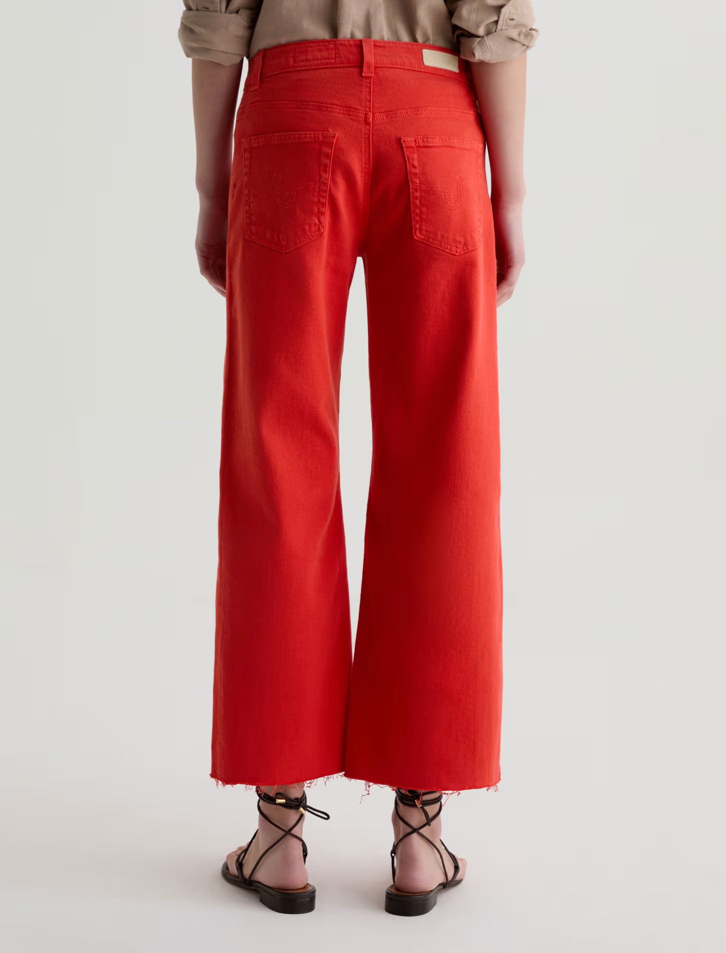 Saige Wide Leg Crop - Tabasco