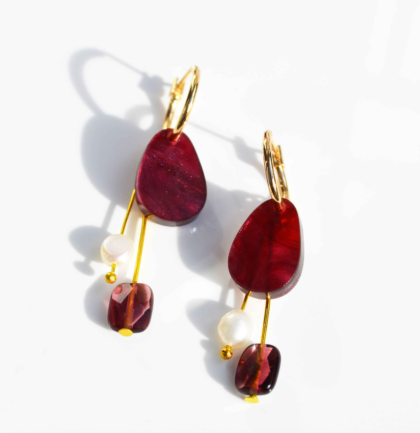 Chloe Earring - Merlot