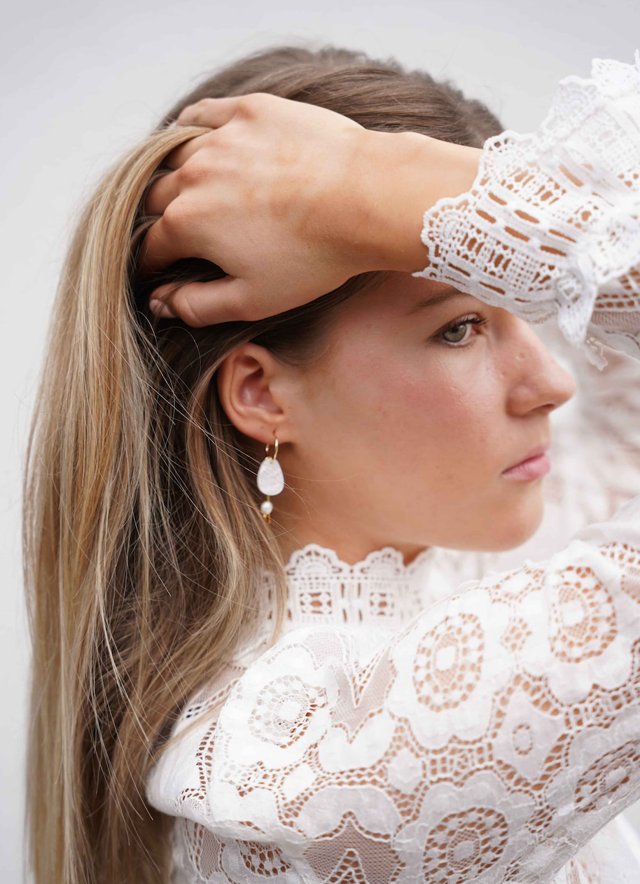 Chloe Earring - Pearl