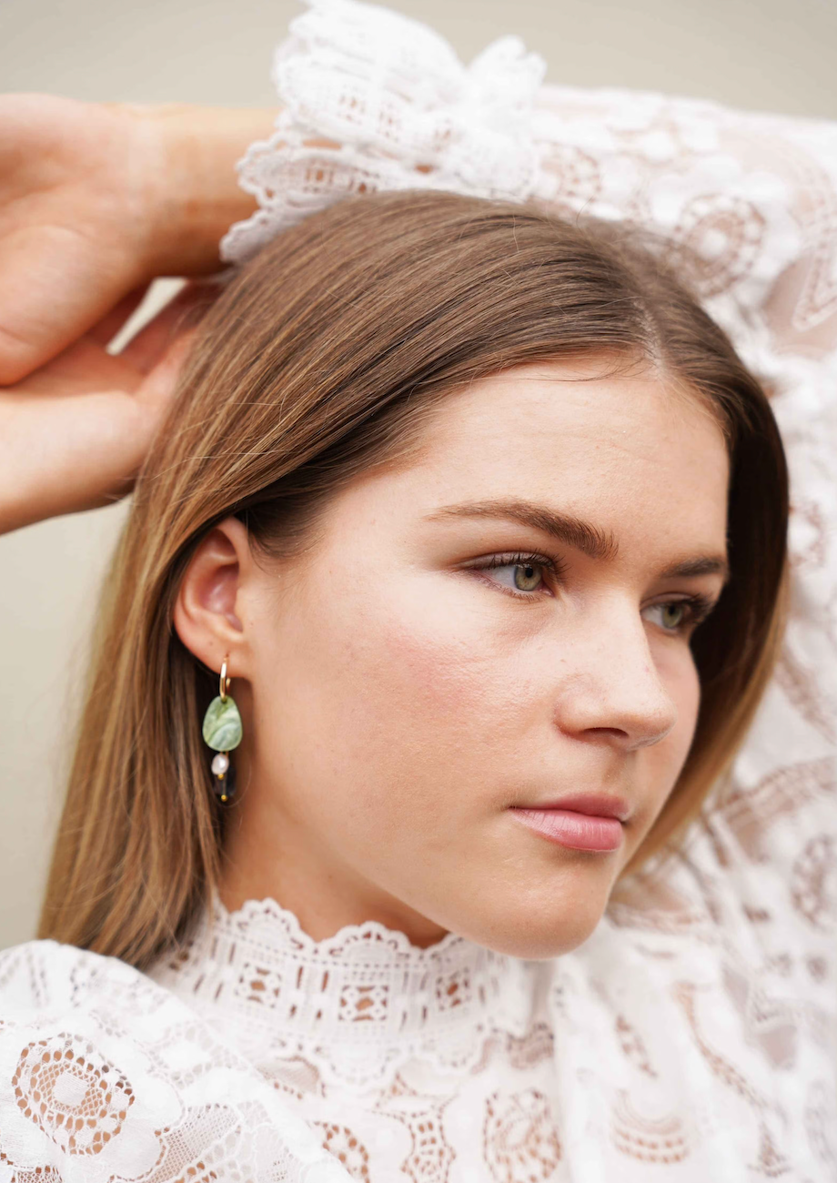 Chloe Earring - Sage