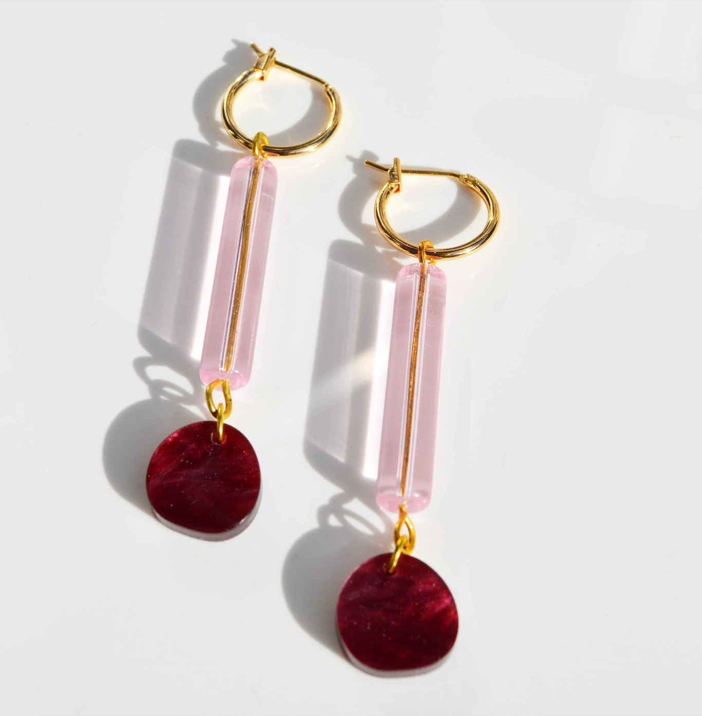 Nova Earring - Merlot