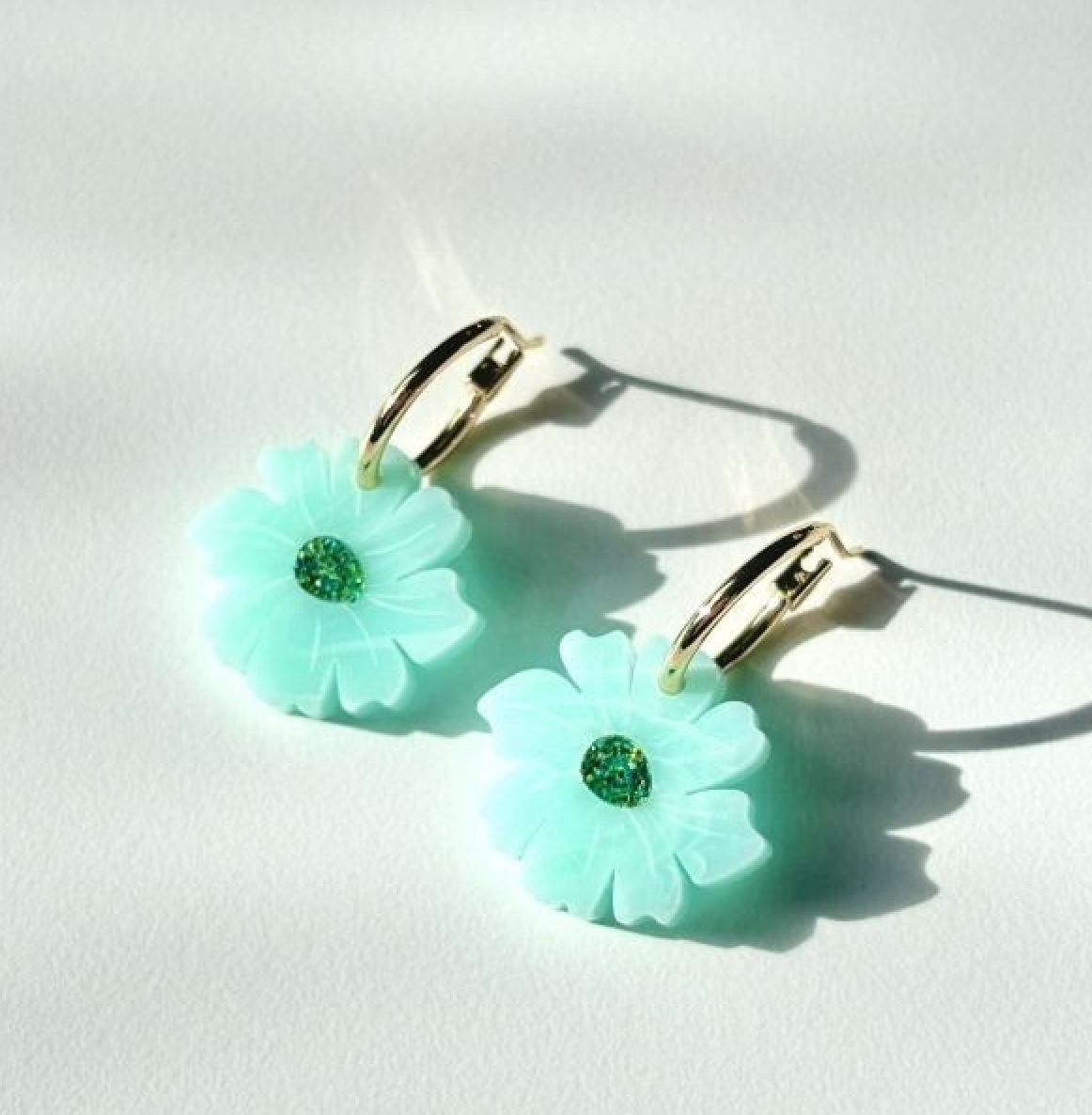 Wildflowers Earring - Aqua