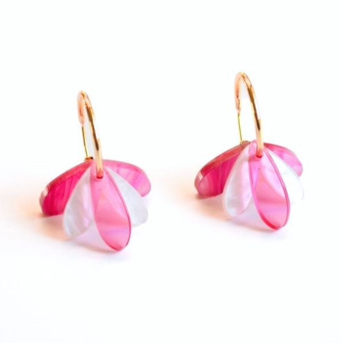 Happy Hour Earrings - Magenta