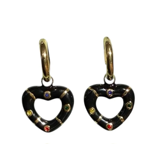 Fiorentina Earrings - Black