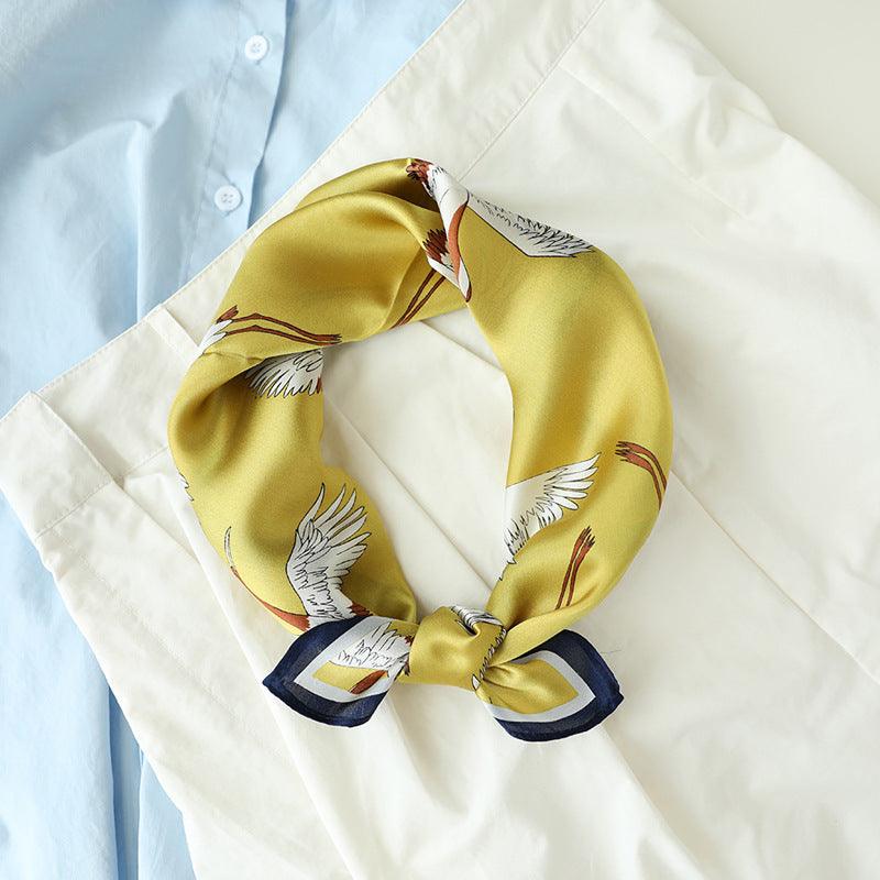 Silk Scarf - Gold