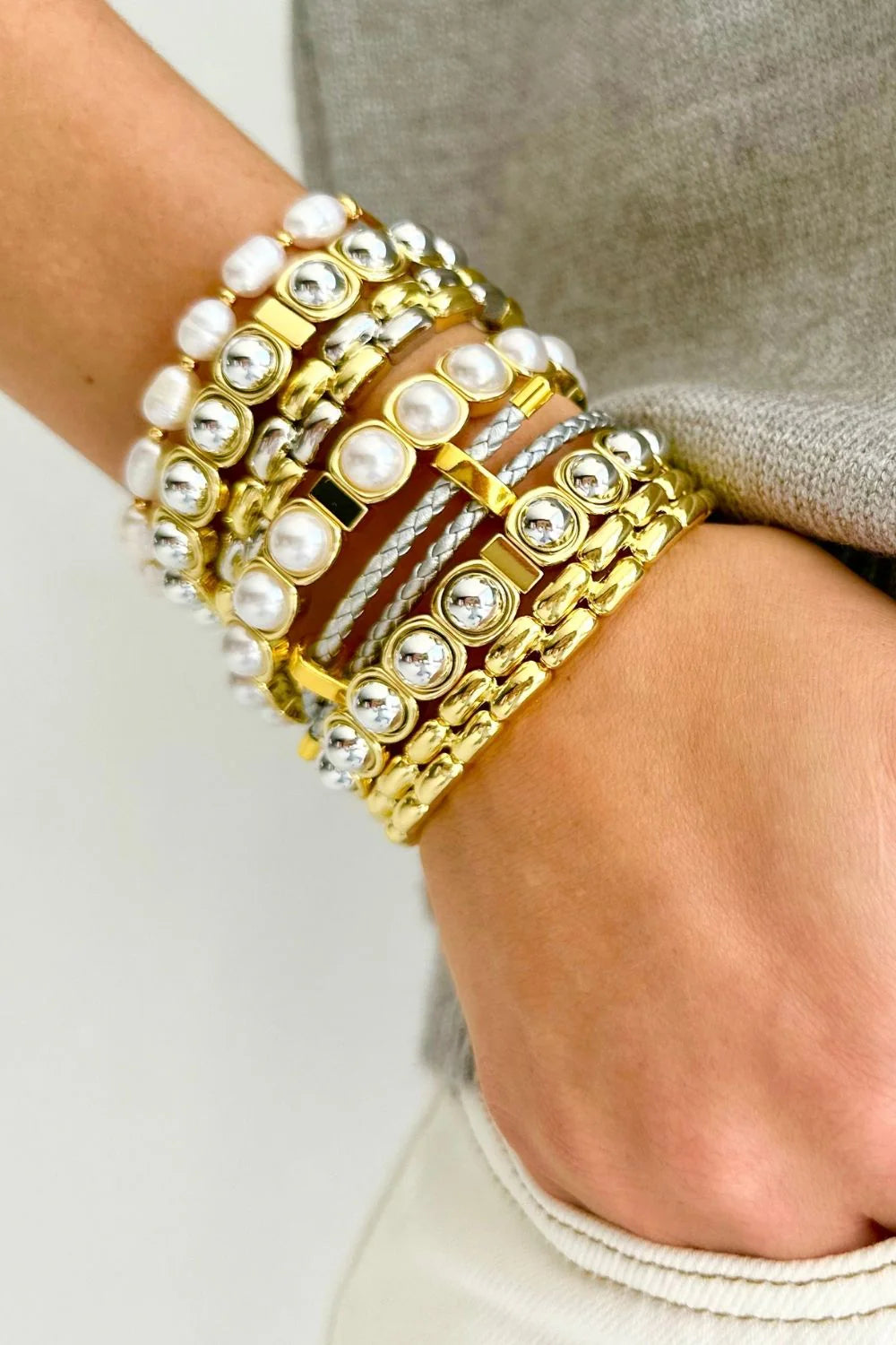 Silver Rope Bracelet