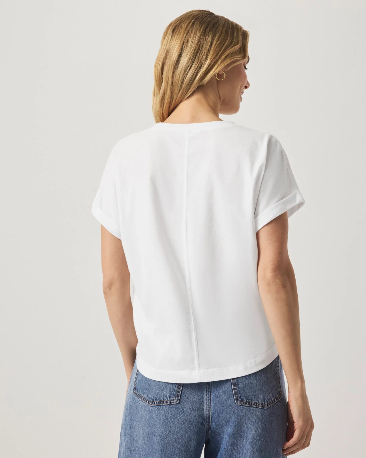 Skye SS Slub Tee - White