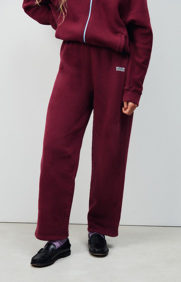 Womens Track Pants IZU - Burgundy