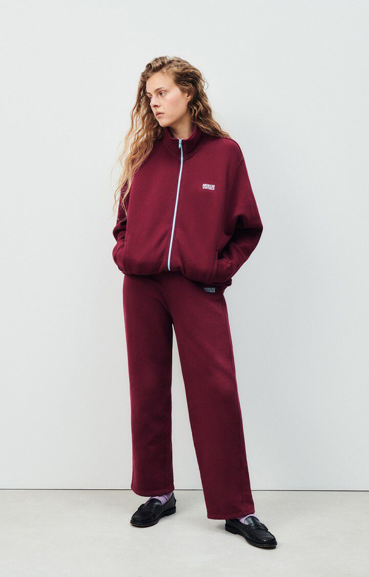 Womens Track Pants IZU - Burgundy