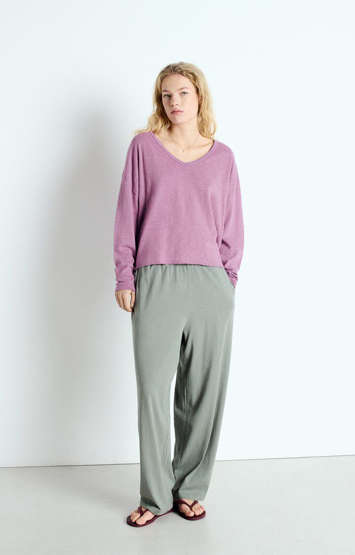 Womens SONOMA long sleeve tee - Vintage Lilac