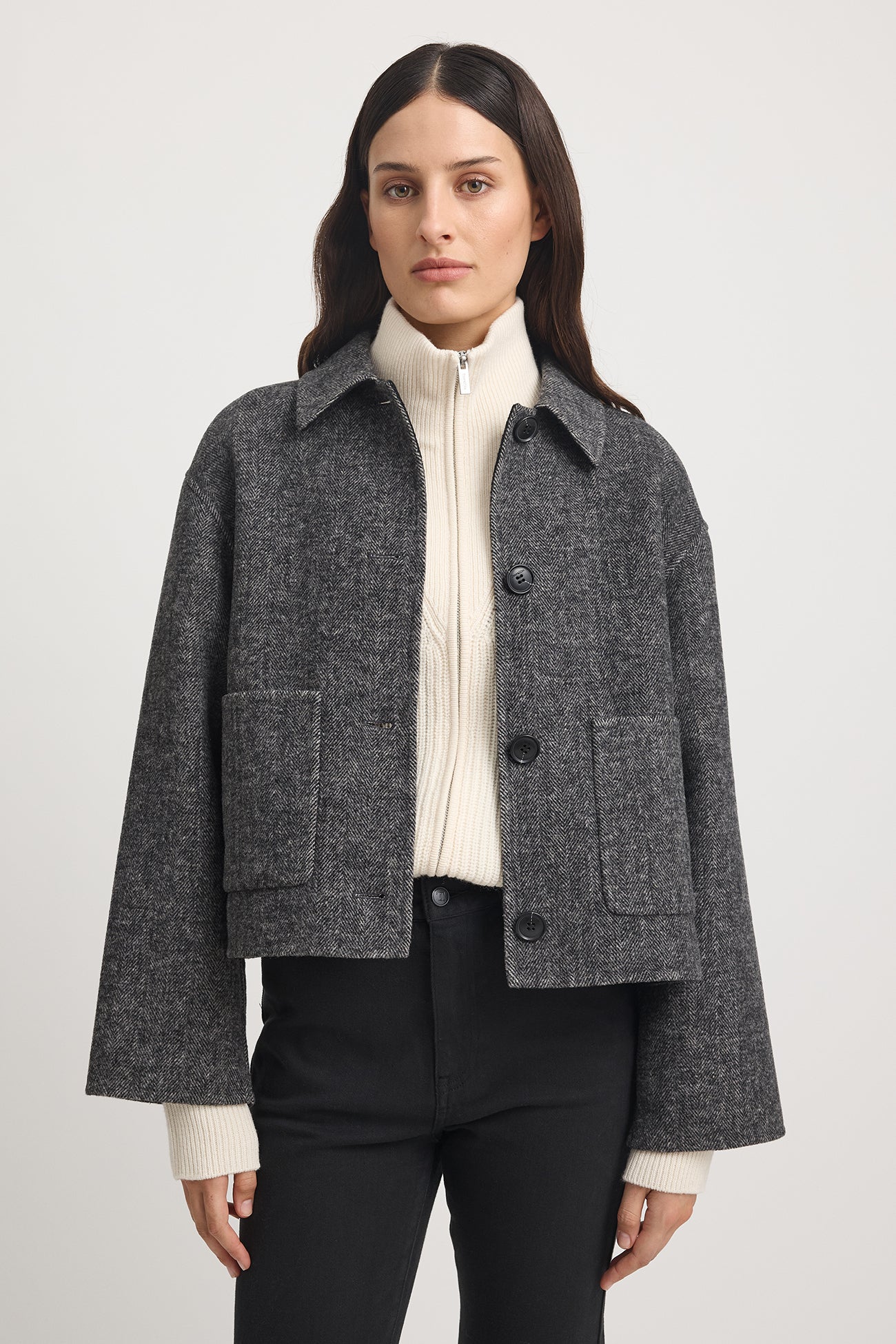Wool Jacket - Herringbone