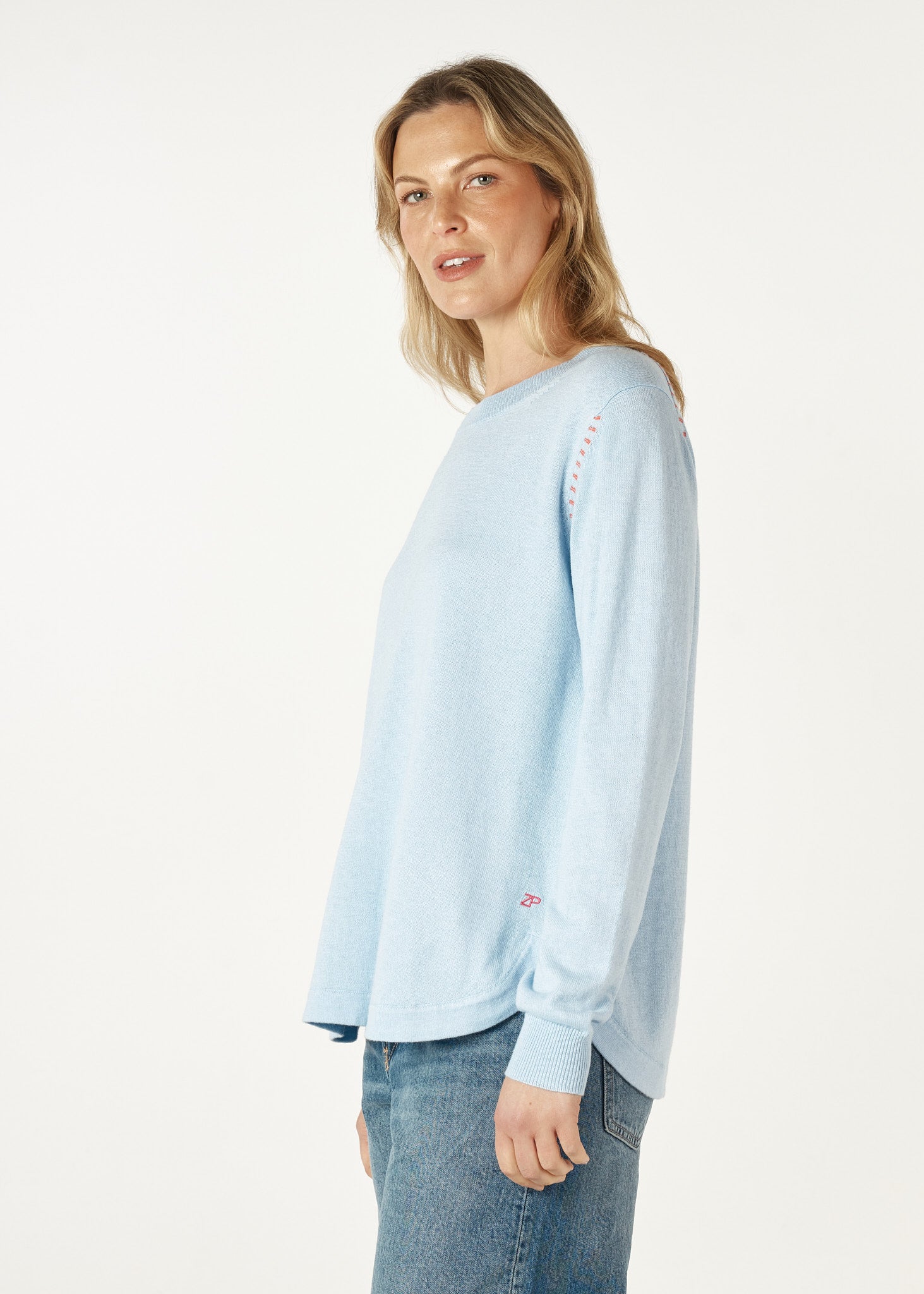 Essential Shirt Bottom - Sky