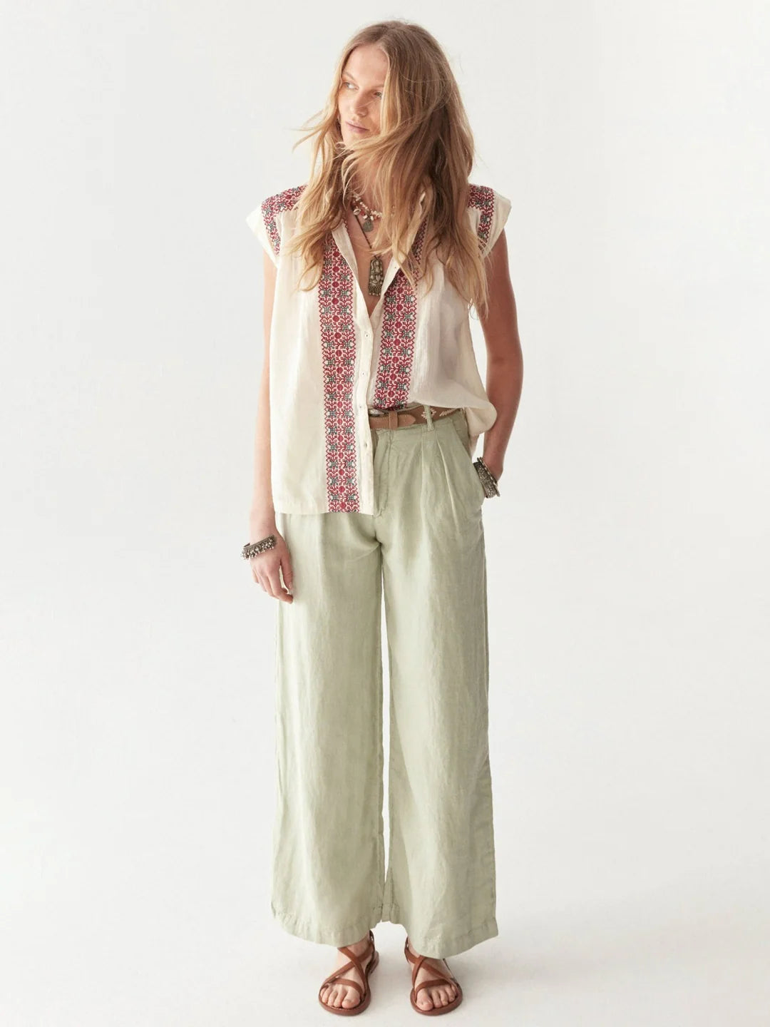 Malfada Blouse - Red Wine