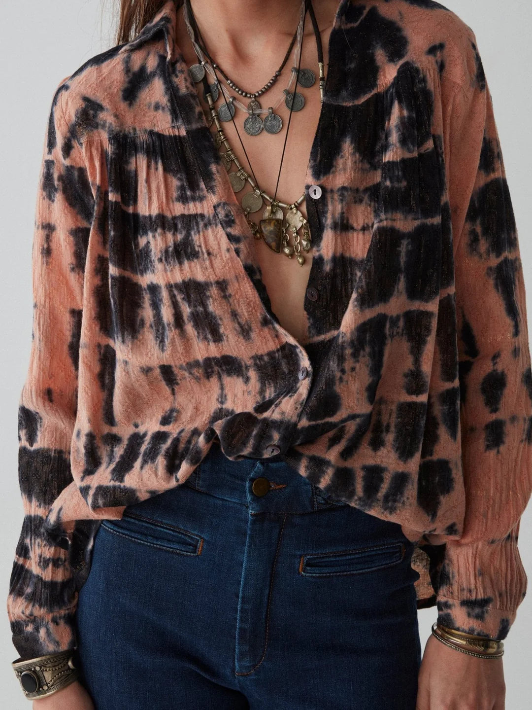 Mia Blouse - Flame Pink