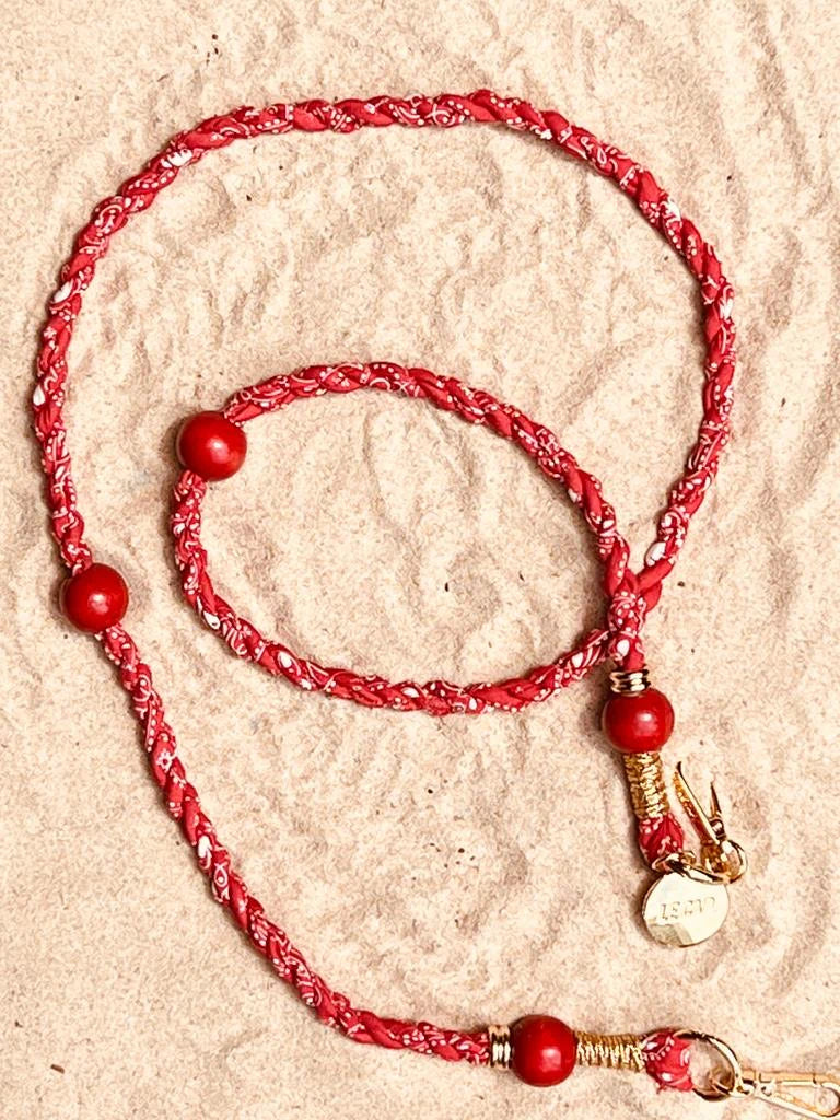 Crossbody Phone Strap - Red