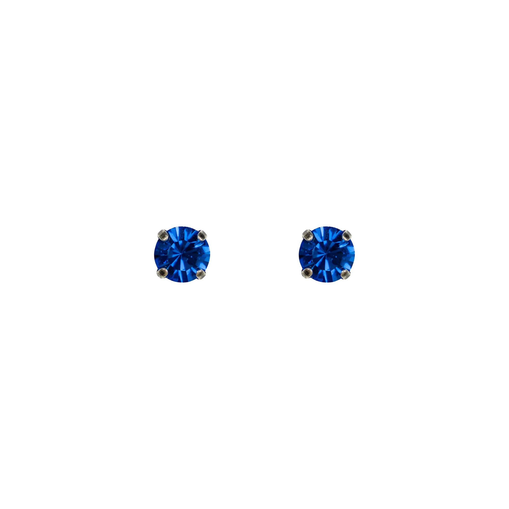Rock Studs - Blue Sapphire