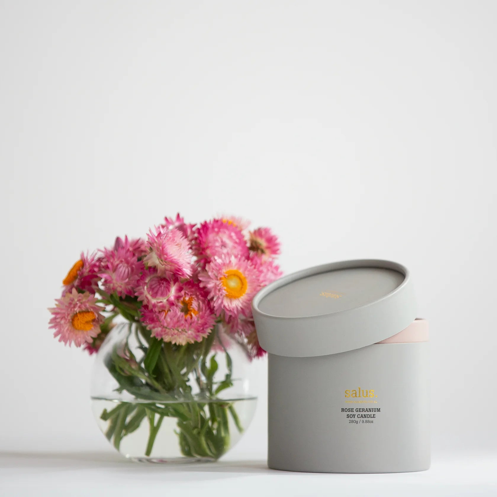 Rose Geranium Soy Candle
