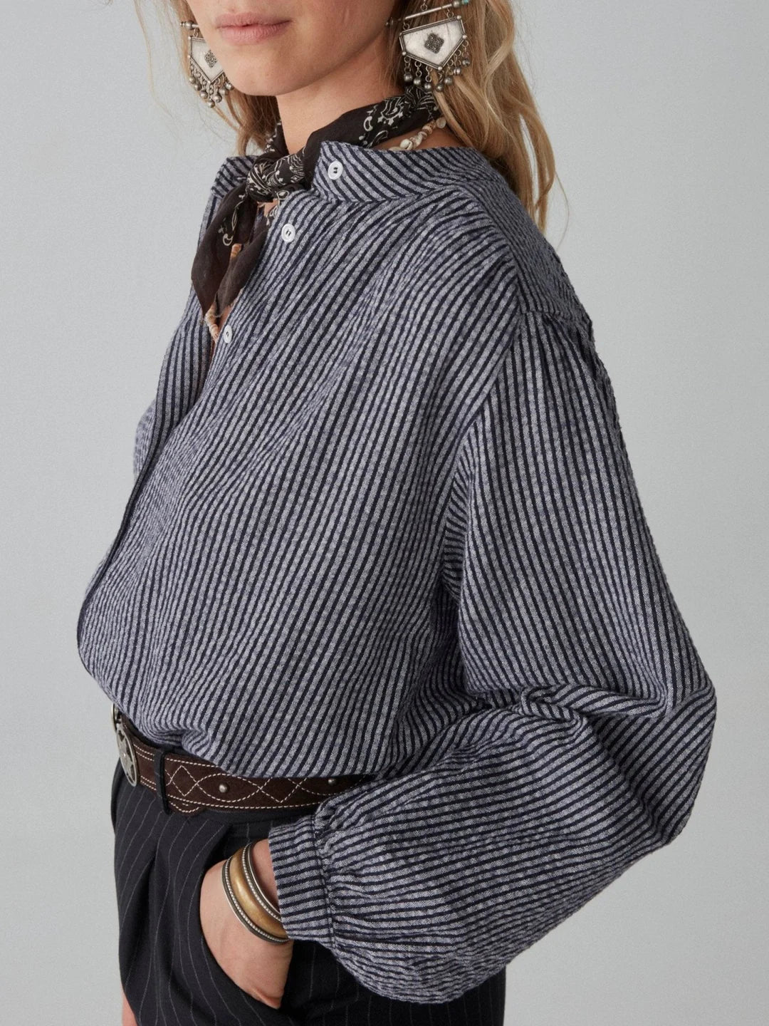 Truffaut Blouse - Nomandie Indigo