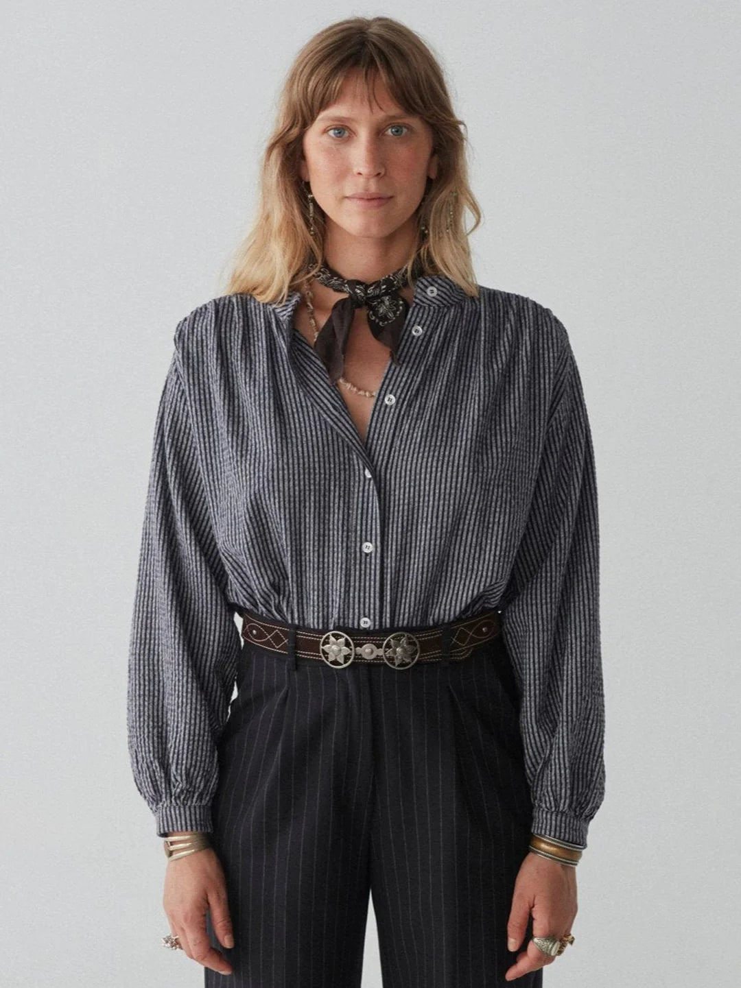 Truffaut Blouse - Nomandie Indigo