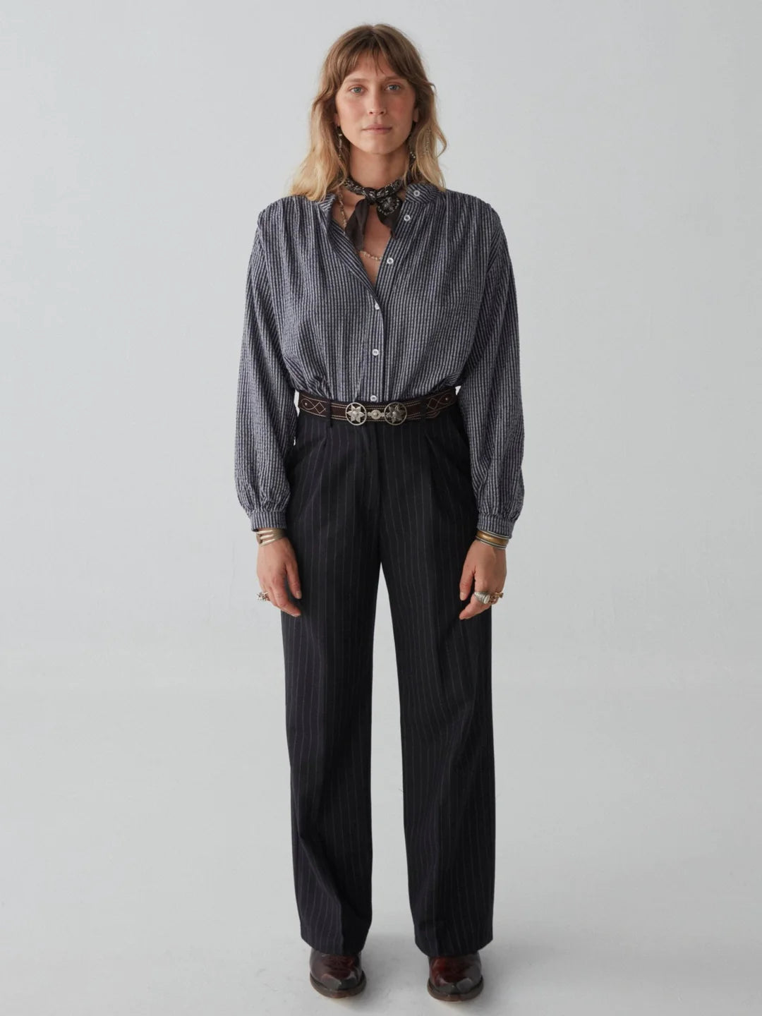 Truffaut Blouse - Nomandie Indigo