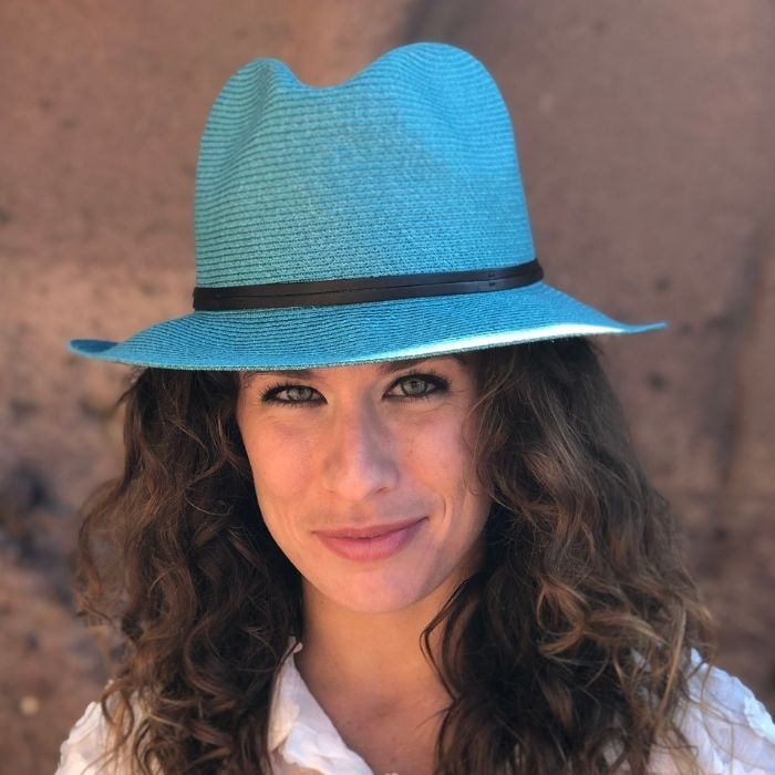 Borsalino Hat - Turquoise