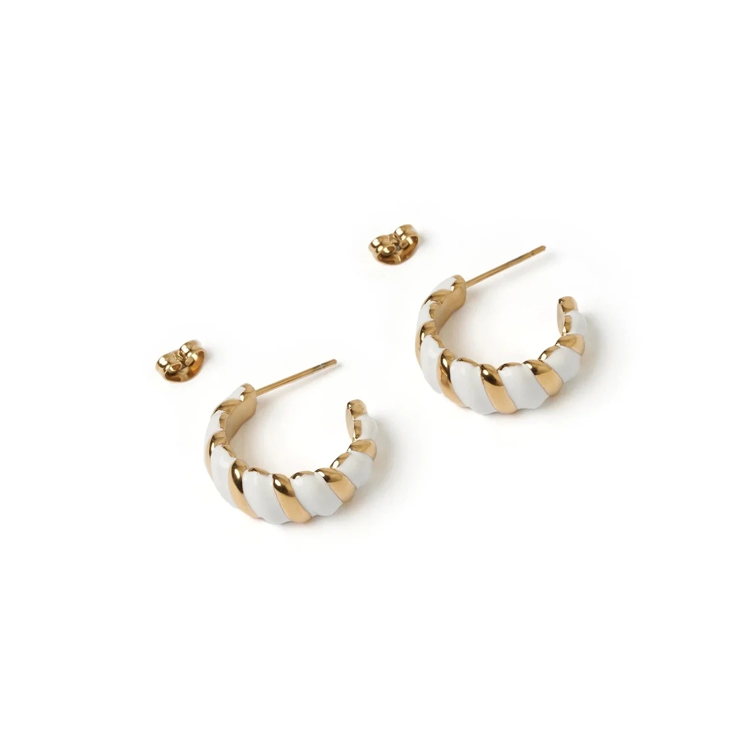 Hudson Gold & Enamel Earring