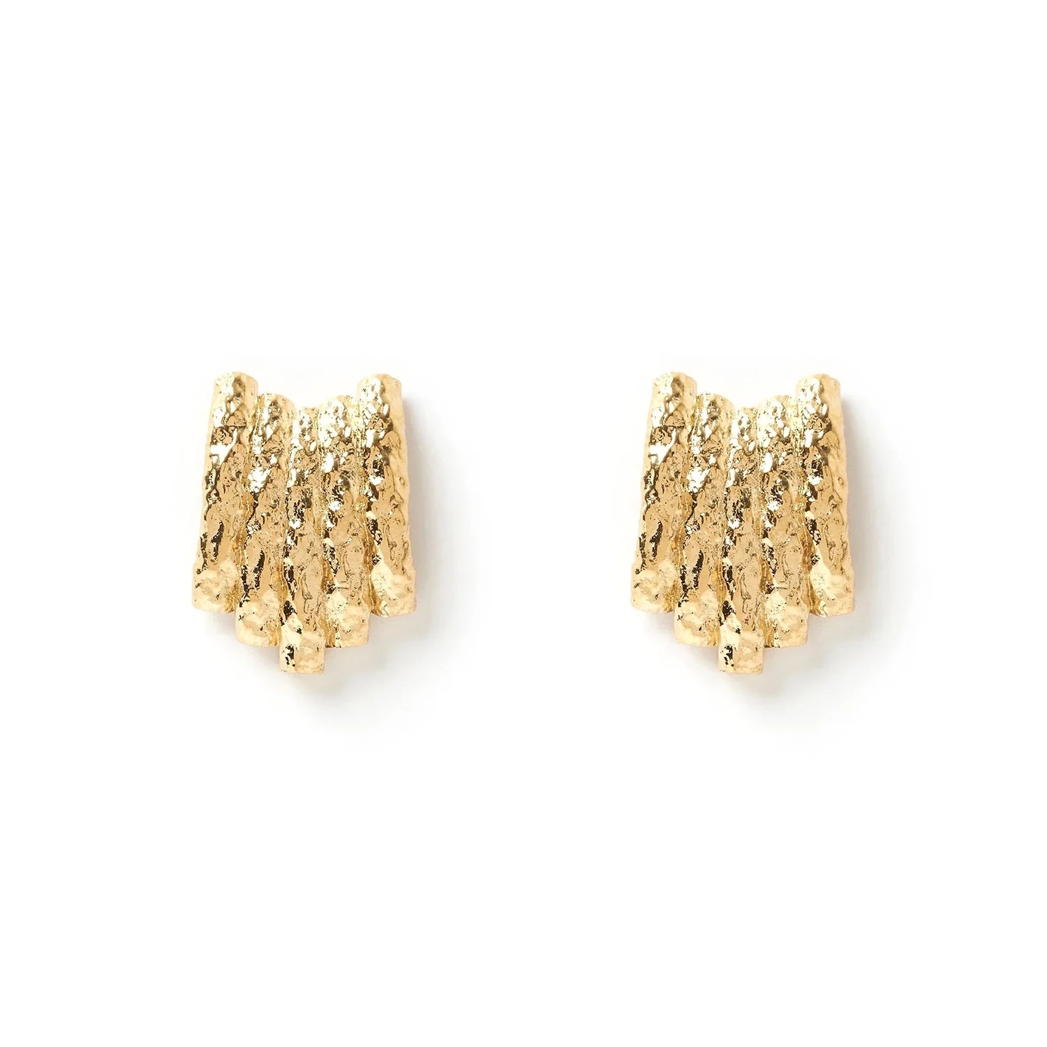 Coral Gold Earring