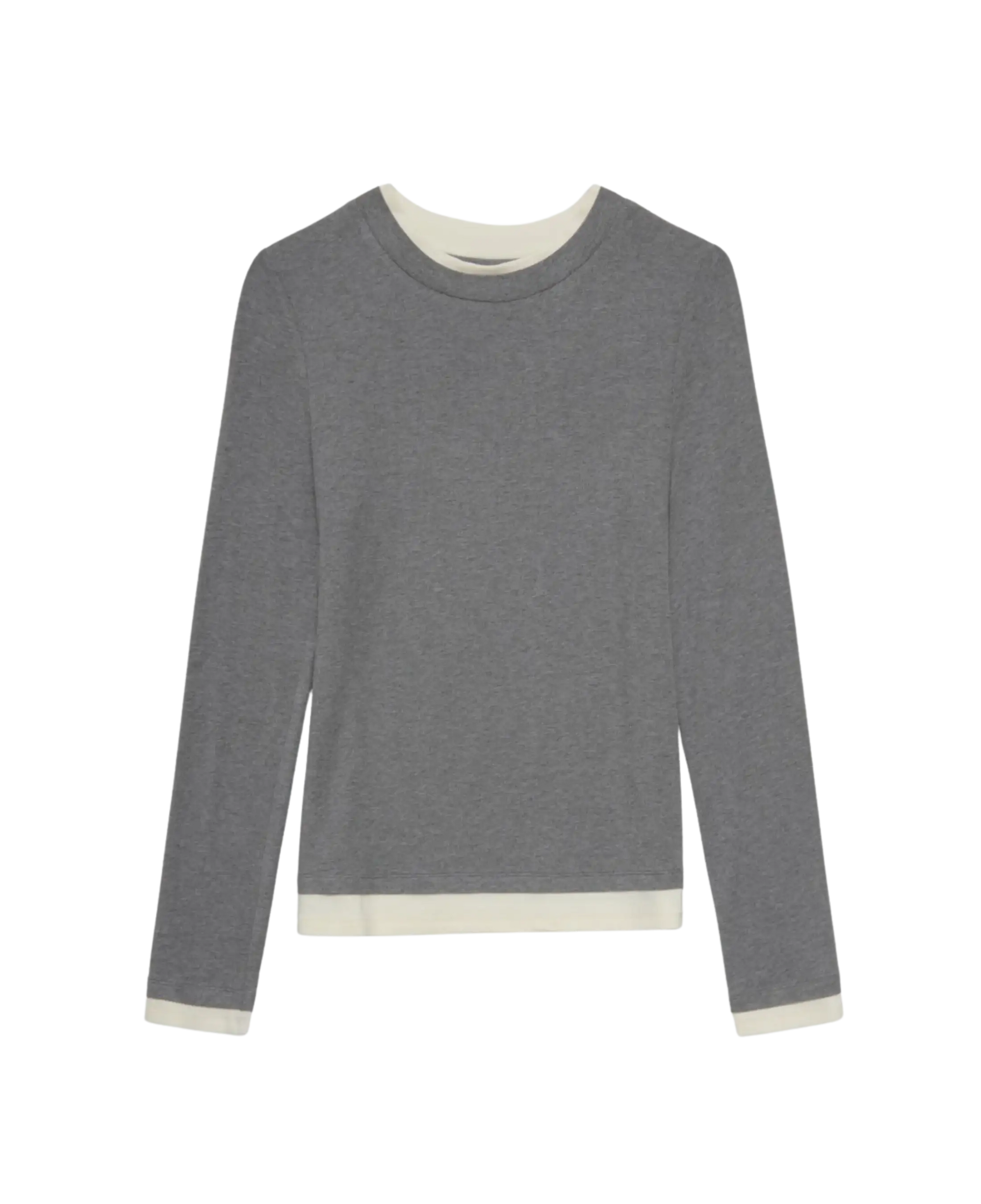 Double Garment Long Sleeve Tee