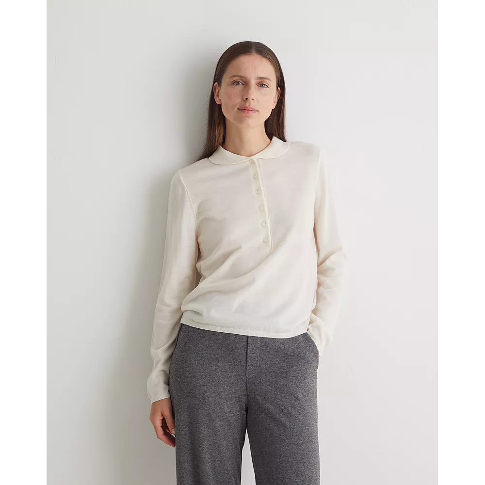 Merino Wool Jumper - Ecru