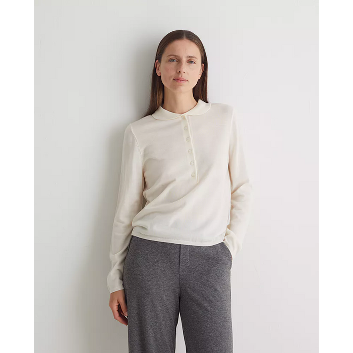 Merino Wool Jumper - Ecru