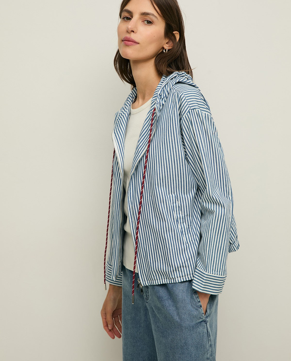 Hooded Jacket - Striped